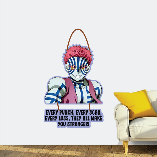 Akaza Motivational Anime Wall Hanging – Demon Slayer
