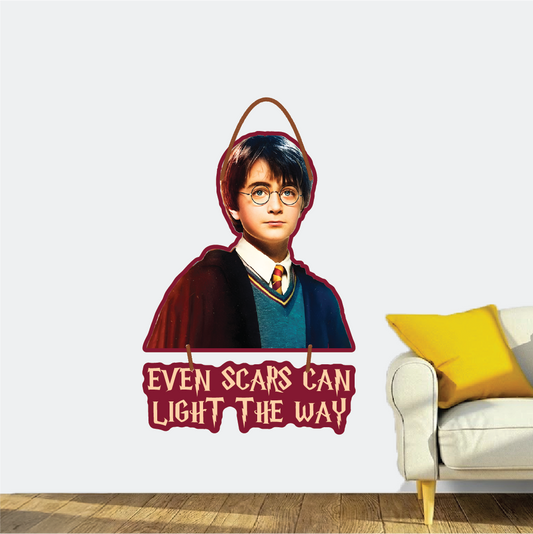 Even Scars Can Light the Way – Harry Potter Wall Hanging