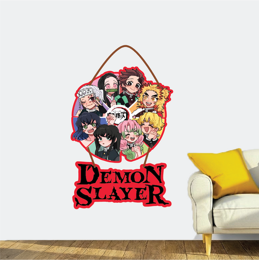 Demon Slayer Hashira Family Wall Hanging