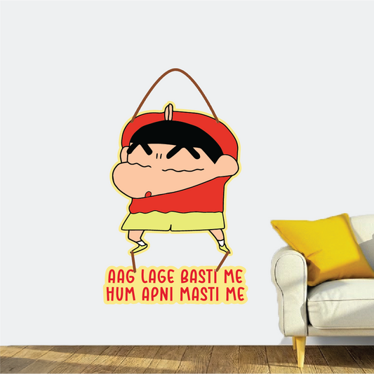 Shinchan Masti Mode – Funny Wall Hanging