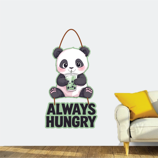 Always Hungry – Cute Panda Wall Hanging