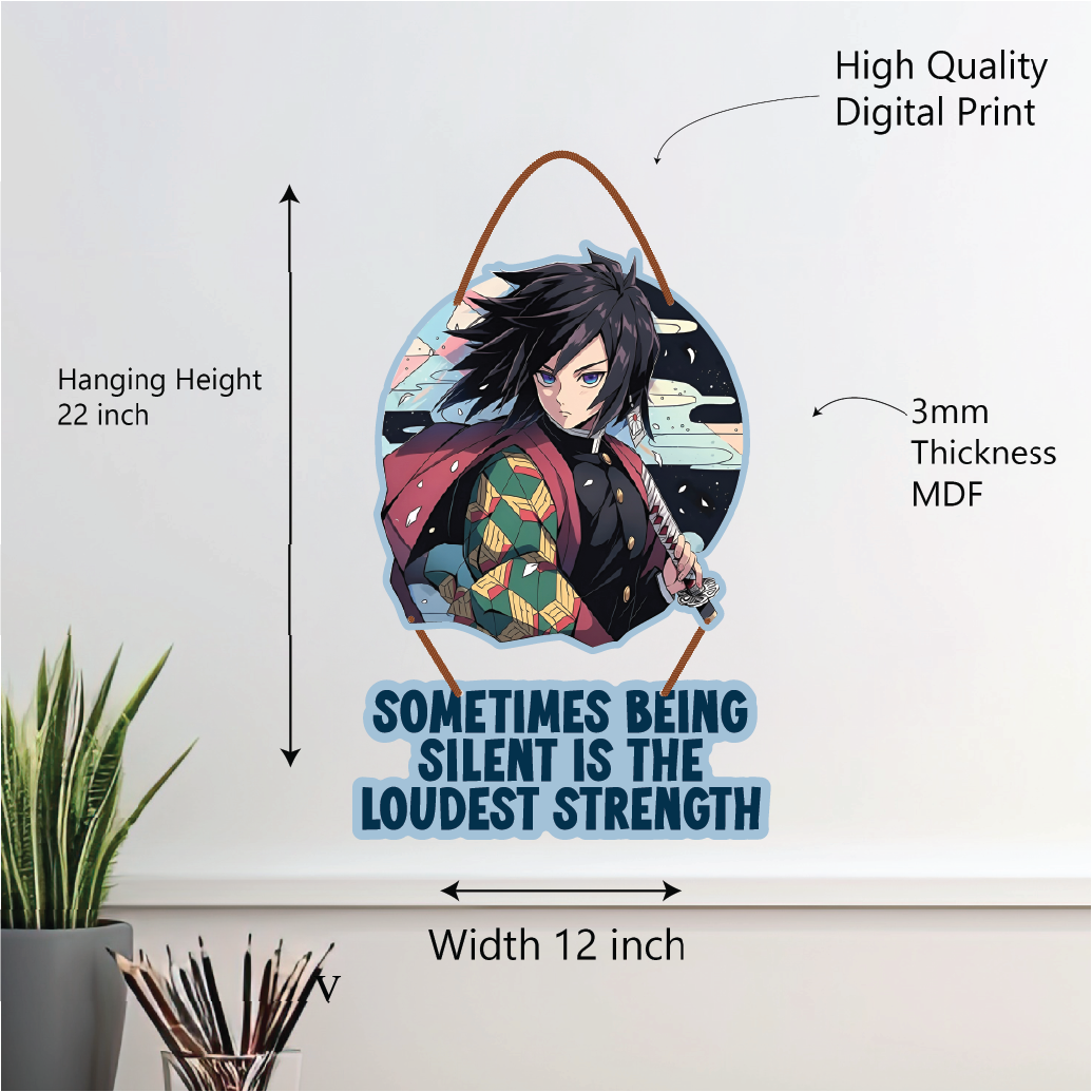 Giyu Tomioka – Silent Strength Wall Hanging