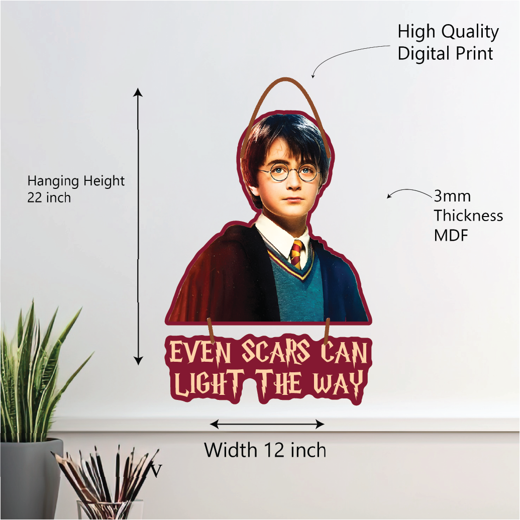 Even Scars Can Light the Way – Harry Potter Wall Hanging