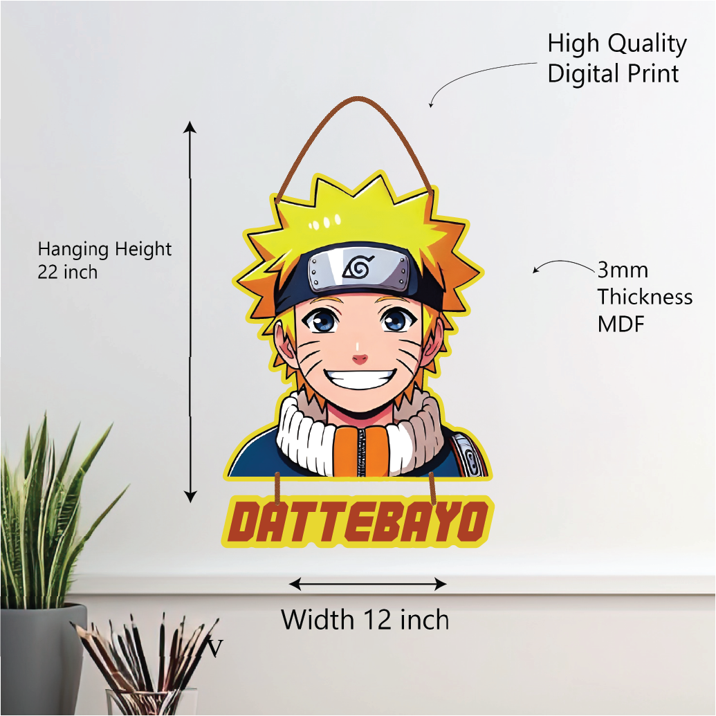 Dattebayo – Naruto Wall Hanging