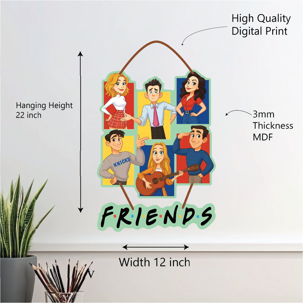 FRIENDS wall hanging – sitcom edition