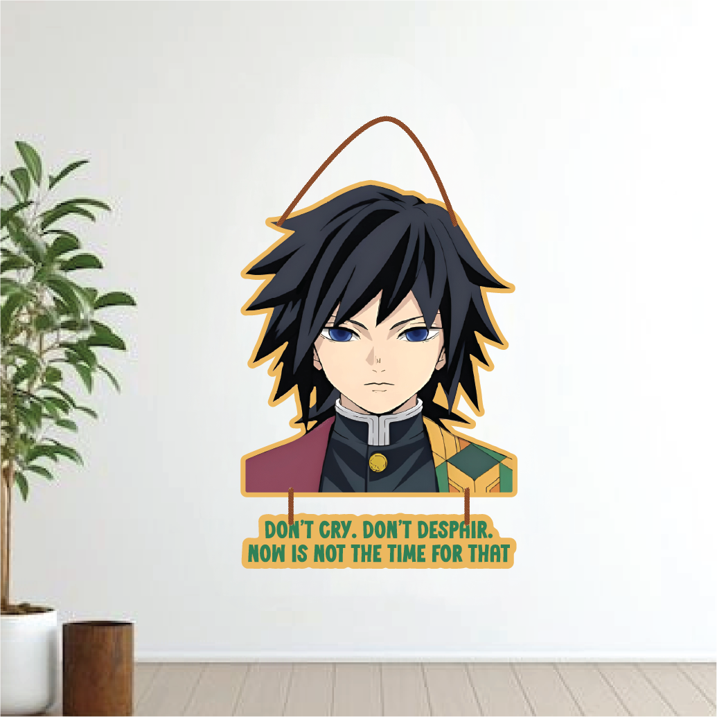 Giyu Tomioka Anime Wall Hanging – Demon Slayer