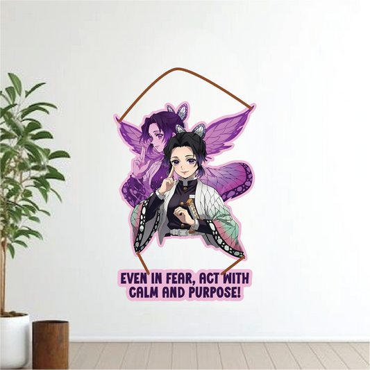 Shinobu Kocho Inspirational Wall Hanging