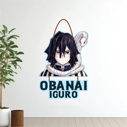 OBANAI iguro wall hanging – demon slayer edition