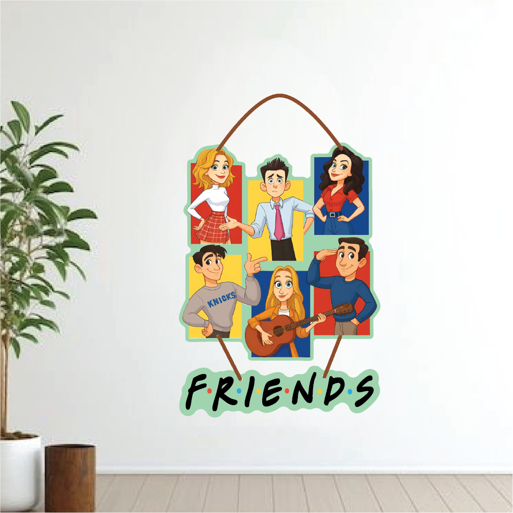 FRIENDS wall hanging – sitcom edition