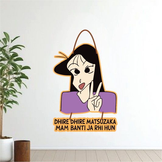 Matsuzaka Mam – Funny Shinchan Wall Hanging