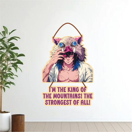 Inosuke Hashibira – King of the Mountains Wall Hanging