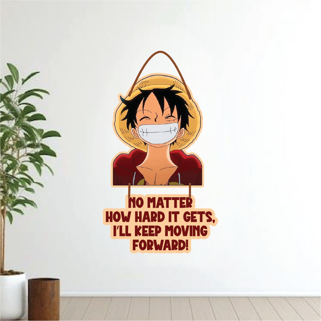 Luffy Motivational Wall Hanging – One Piece