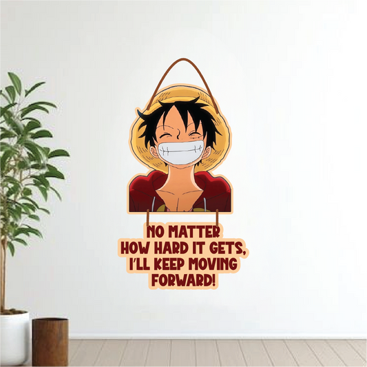 Luffy Motivational Wall Hanging – One Piece
