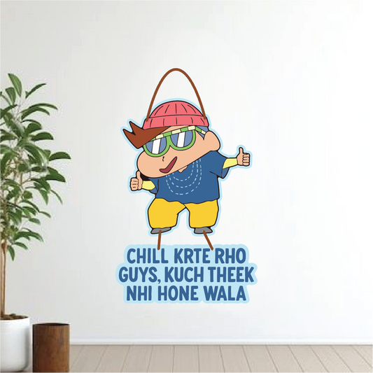 Chill Karte Rho – Funny Mood Kazama Wall Hanging