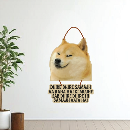 Dogesh Bhai Funny Wall Hanging
