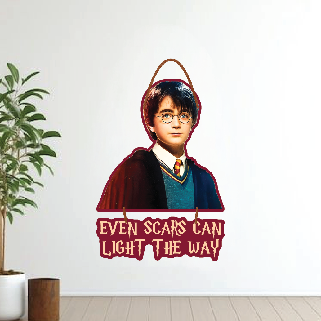 Even Scars Can Light the Way – Harry Potter Wall Hanging