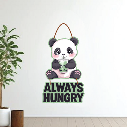 Always Hungry – Cute Panda Wall Hanging