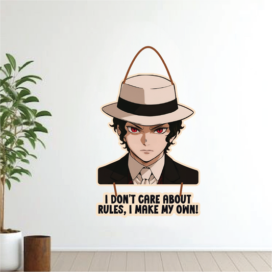 Muzan Kibutsuji – I Make My Own Rules Wall Hanging