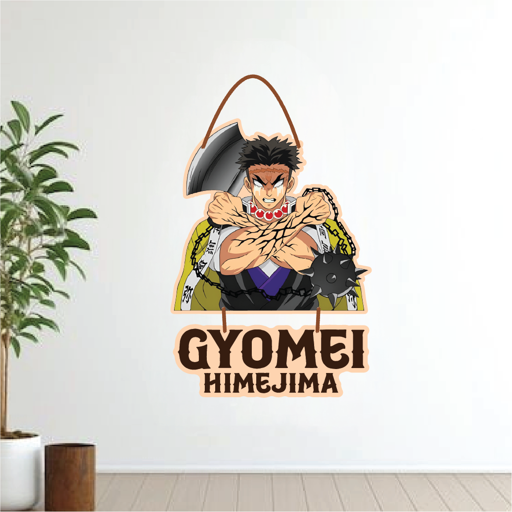 GYOMEI himejima wall hanging – demon slayer edition