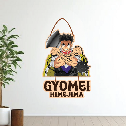 GYOMEI himejima wall hanging – demon slayer edition