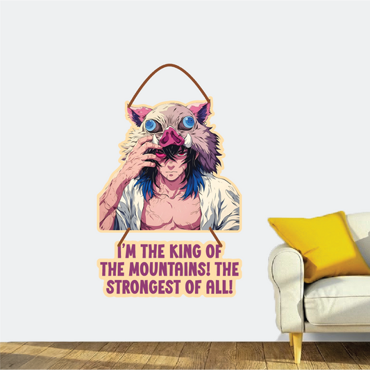 Inosuke Hashibira – King of the Mountains Wall Hanging