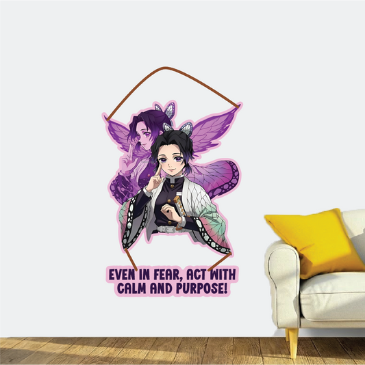 Shinobu Kocho Inspirational Wall Hanging