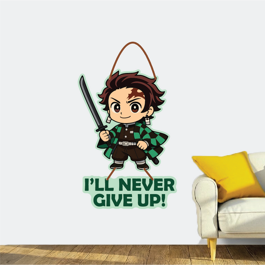 Tanjiro – I’ll Never Give Up Wall Hanging
