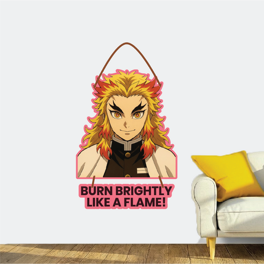 RENGOKU – BURN BRIGHTLY LIKE A FLAME! Wall Hanging