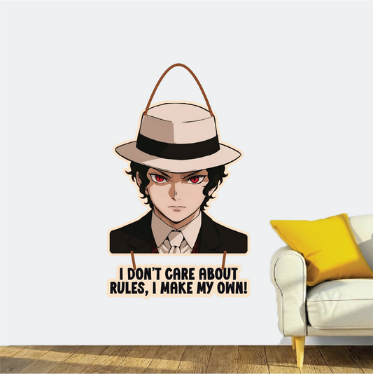 Muzan Kibutsuji – I Make My Own Rules Wall Hanging