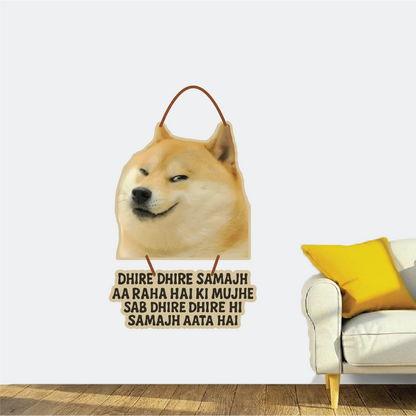 Dogesh Bhai Funny Wall Hanging