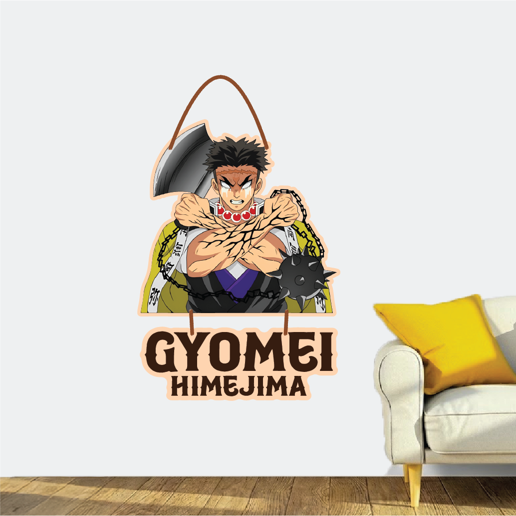 GYOMEI himejima wall hanging – demon slayer edition