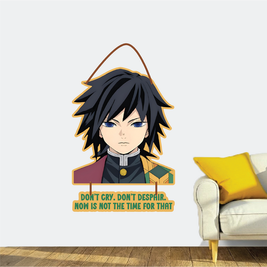Giyu Tomioka Anime Wall Hanging – Demon Slayer