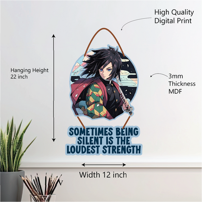 Giyu Tomioka – Silent Strength Wall Hanging