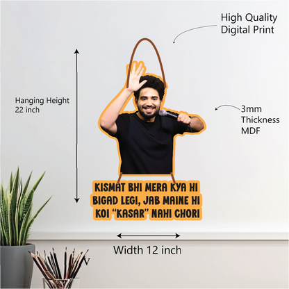 Kismat Bhi Mera Kya Hi Bigad Legi – Samay Raina Iconic Wall Hanging