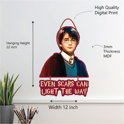 Even Scars Can Light the Way – Harry Potter Wall Hanging