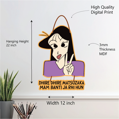 Matsuzaka Mam – Funny Shinchan Wall Hanging