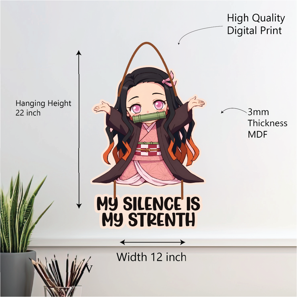 Nezuko Kamado Chibi Wall Hanging