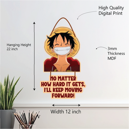 Luffy Motivational Wall Hanging – One Piece