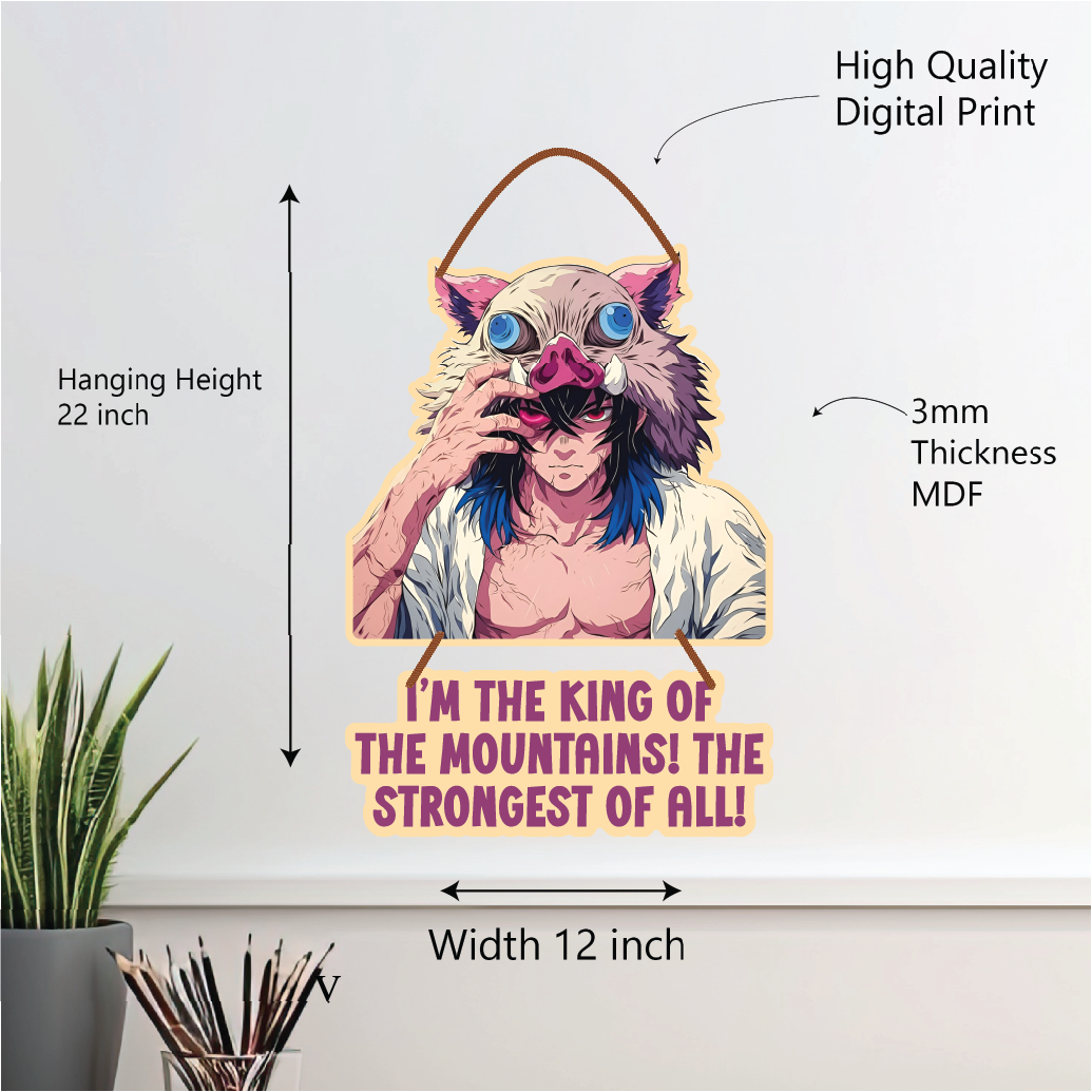 Inosuke Hashibira – King of the Mountains Wall Hanging