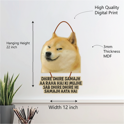 Dogesh Bhai Funny Wall Hanging