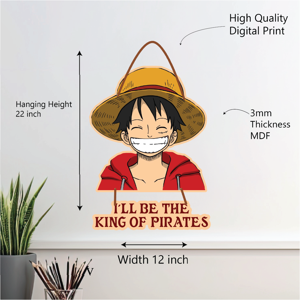 Luffy – I’ll Be the King of Pirates Wall Hanging