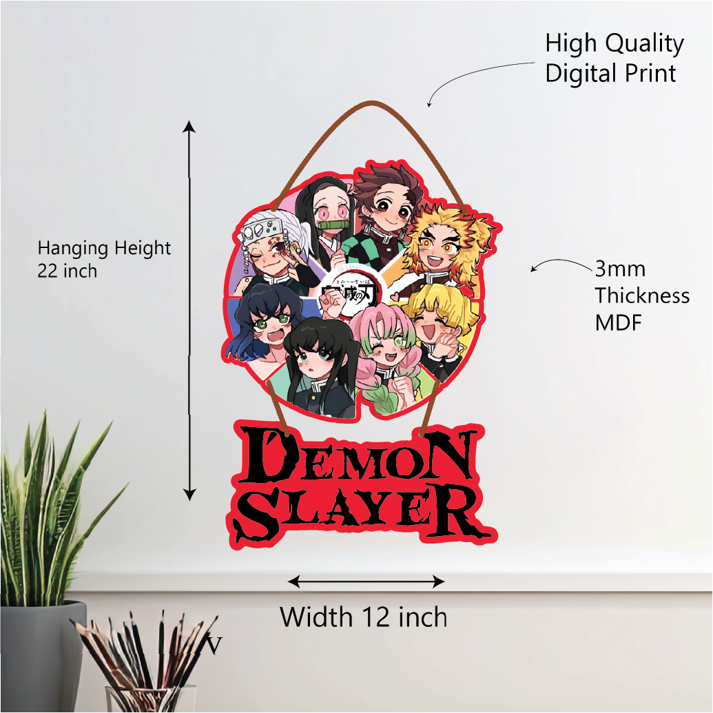 Demon Slayer Hashira Family Wall Hanging