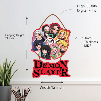 Demon Slayer Hashira Family Wall Hanging