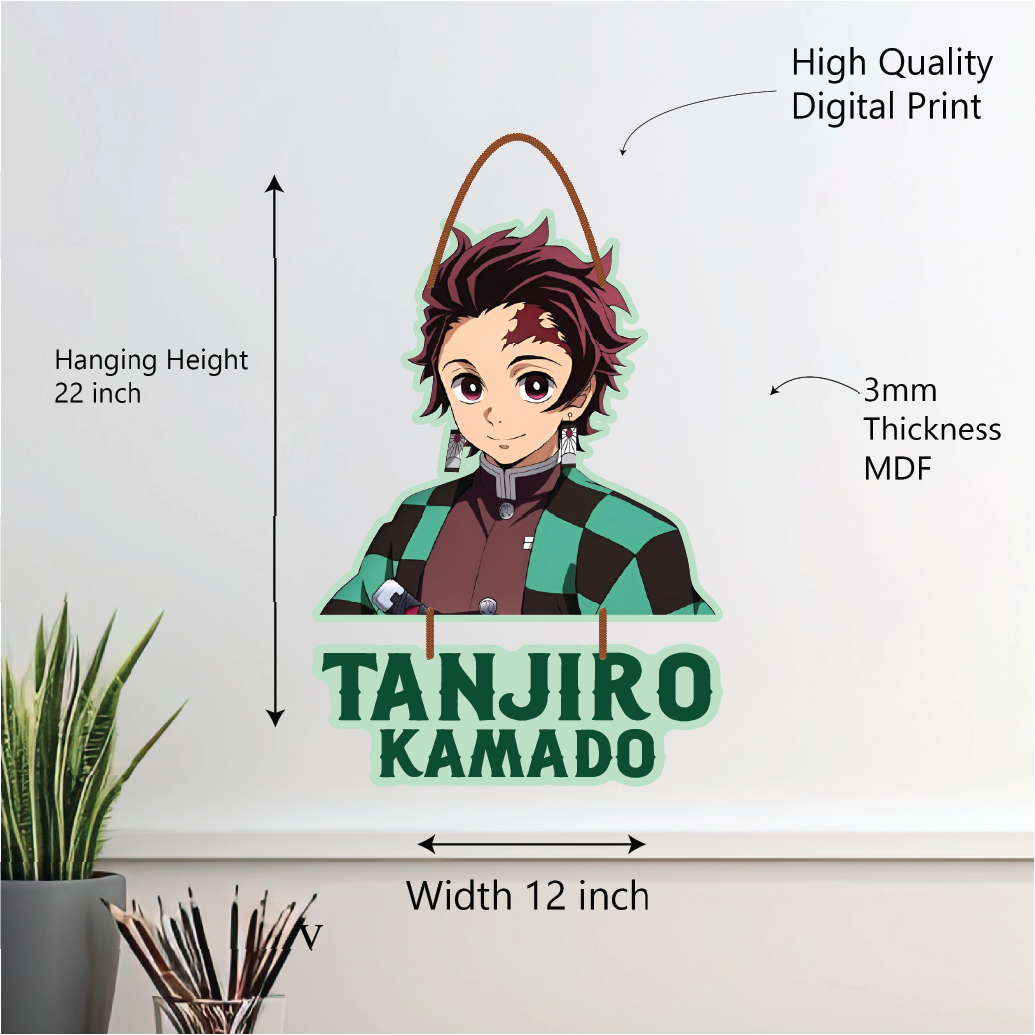 TANJIRO kamado wall hanging – demon slayer classic